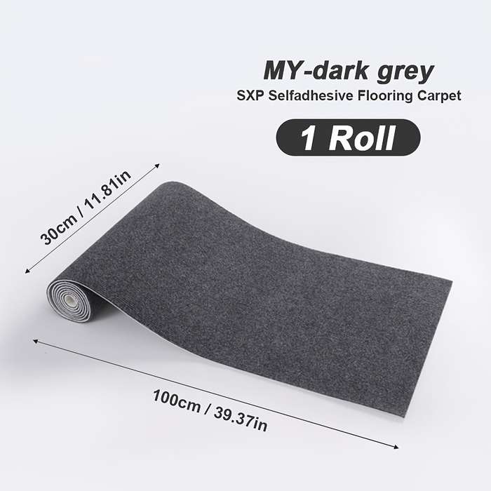 1Pc Dark Gray 30x100cm Floor Mat