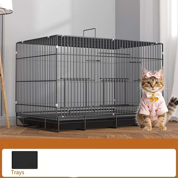 1pc Black Pet Cage