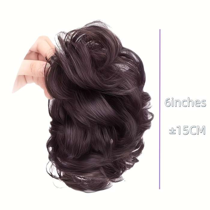 1Pc Black&Brown Color 15.24cm Fashion Design Wig