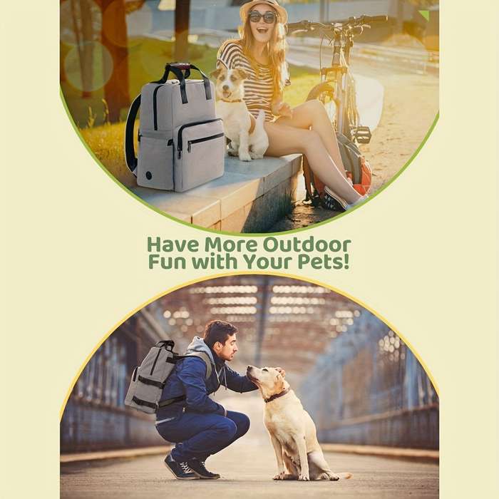 1pc Graysize L Pet Bag