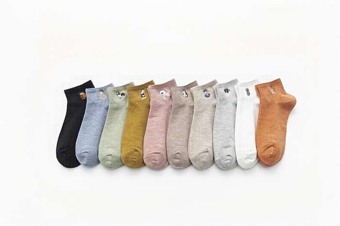 1Pairs Sock Mixed Color  One Size