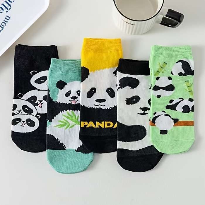 5 Pairs Mixed Color One Size High Elastic Socks