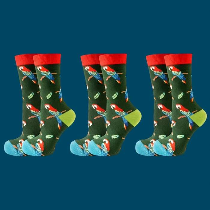 1 Pair Parrot  One Size Socks