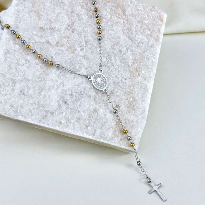 1 Piece Golden Jesus Theme Pendant