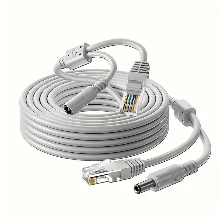 1pc 10M Surveillance Camera Extension Cable 8-Pin PCIe Connector Female to Male Power+Data for Secur