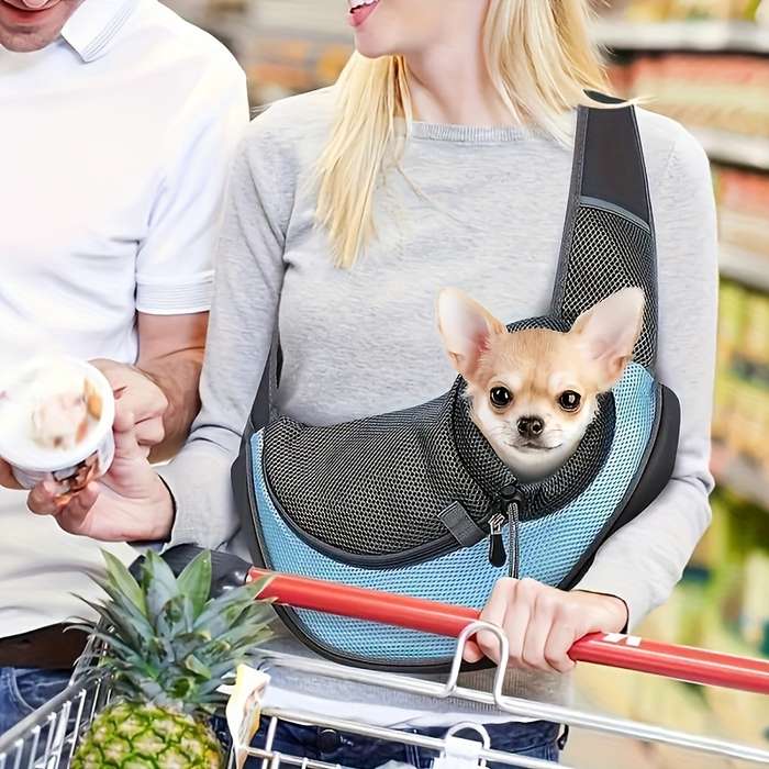 1pc Amethystsize L Pet Bag