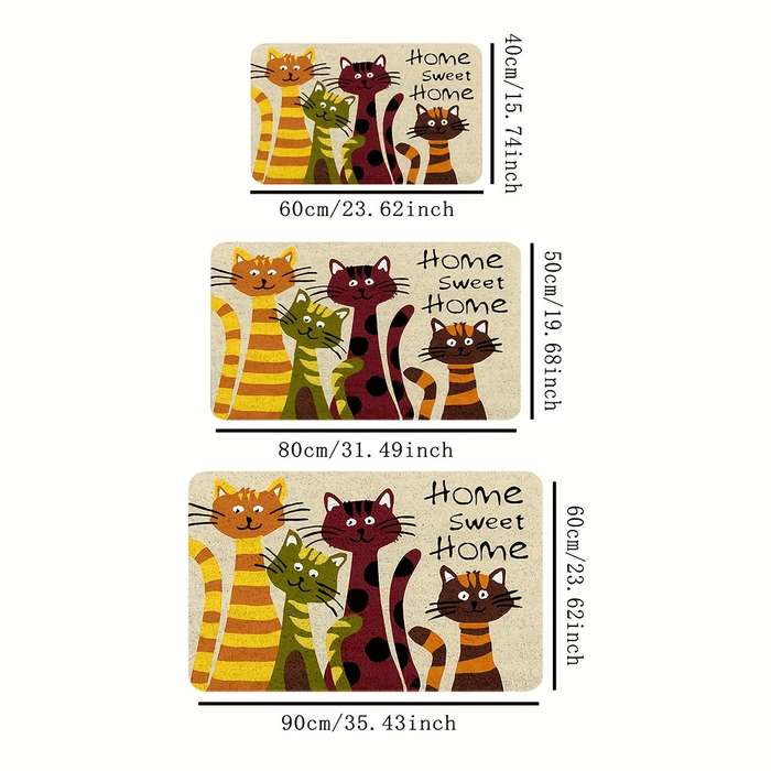 1Pc 23.62x35.43inch 60x90cm Floor Mat