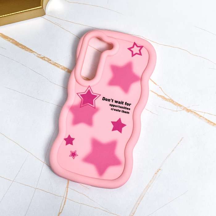 1Ps Pink Red Color For Samsung Samsung Galaxy S23 Ultra Phone Cases
