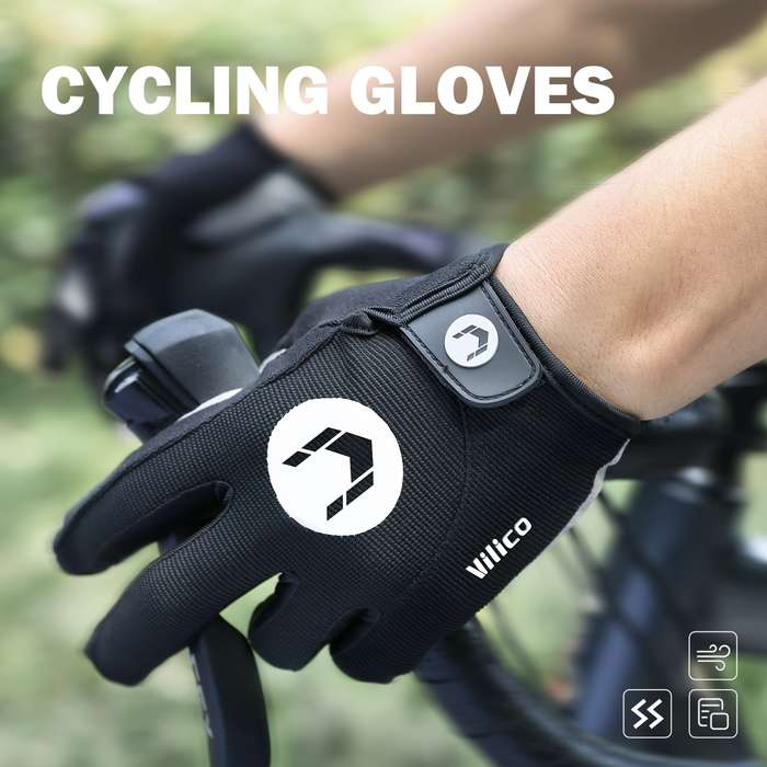 1 Pair Blue Size L Outdoor Sports Gloves