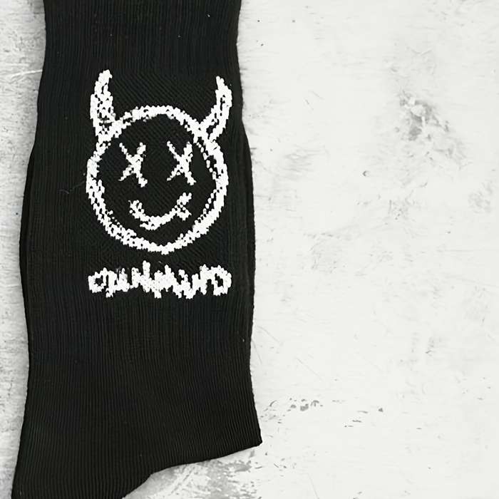 1 Pair Black One Size Socks