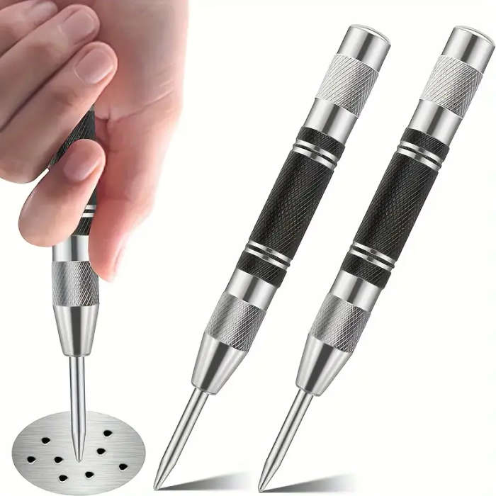Automatic Center Punch With 2 Extra Bits