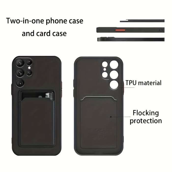 1pc Black For Samsung Galaxy A36 Phone Cases