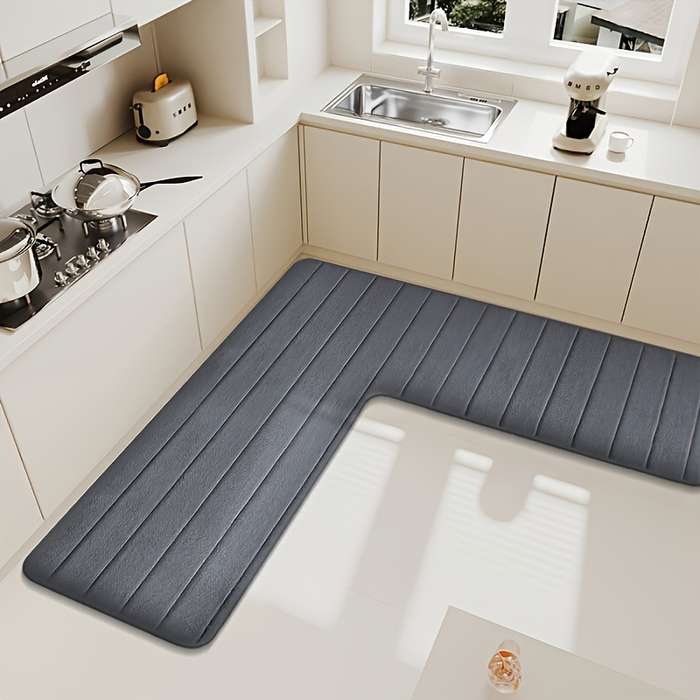 1Pc Dark Gray 150x150x45 59x59x17.7inch Floor Mat