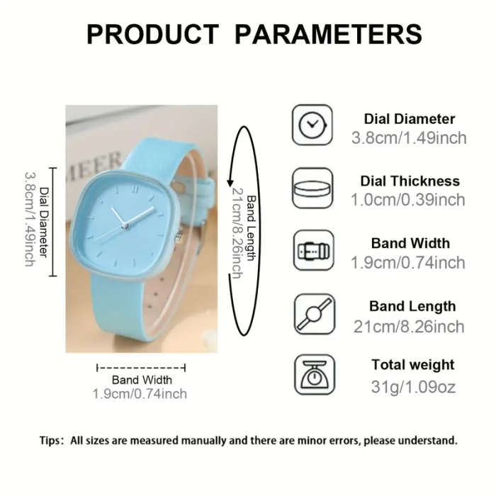 5 Piece Women's Watch Set Fashionable Casual Trendy Women's Quartz Watch Combination