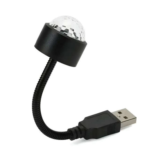 1pc Roof Starry Sky USB Night Light LED Indoor Music Rhythm Magic Stage Effect Projection Light LED
