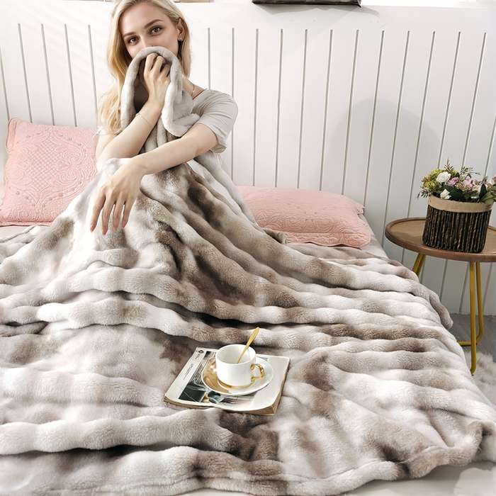 1ps Blanket Color Milk White size 180x200cm