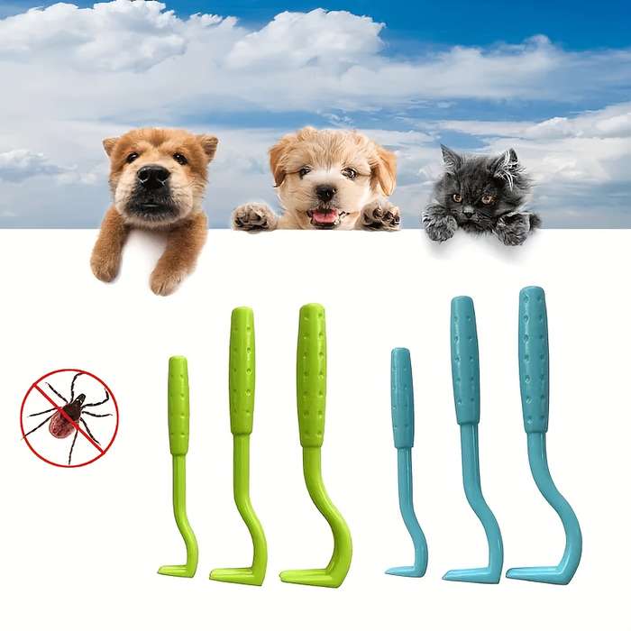 3pcs Yellow Pet Comb