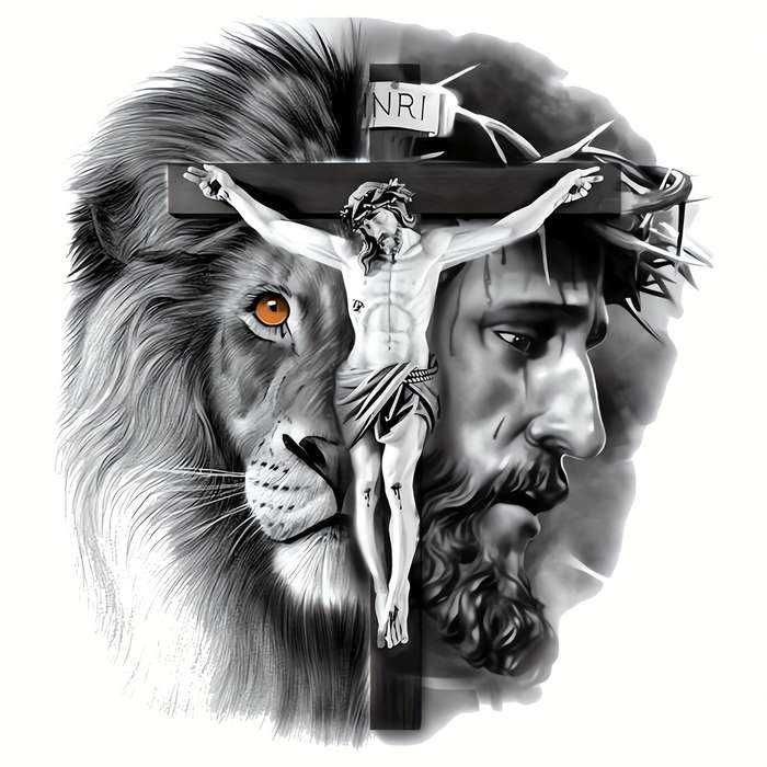 2pcs  Jesus Christian Themed Stickers