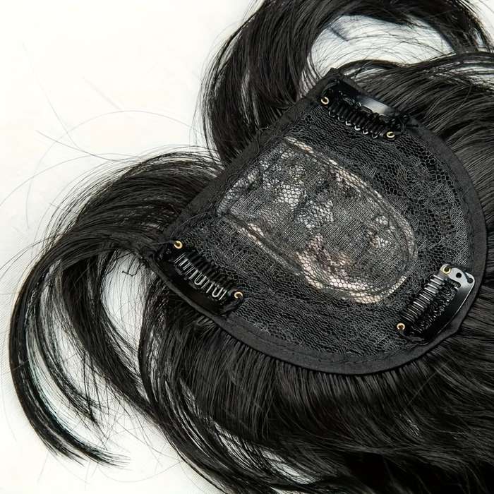 1Pc Dark Brown 40.64cm Fashion Design Wig