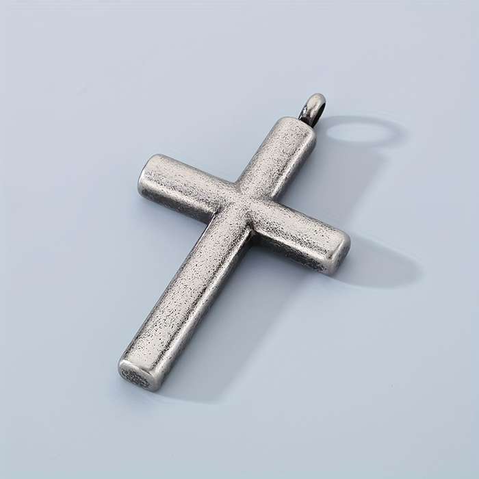 1 Piece Steel Color Jesus Theme Pendant