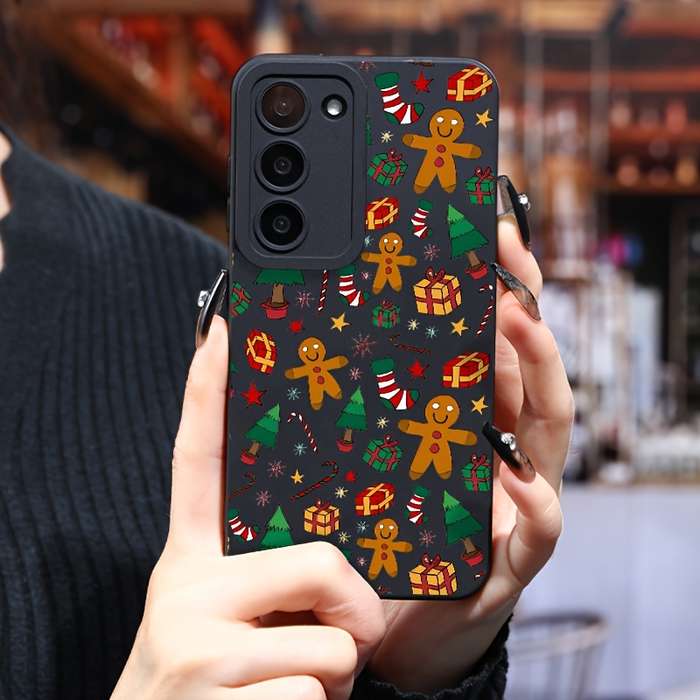 1pc Black For Samsung Galaxy S25 Plus Phone Cases
