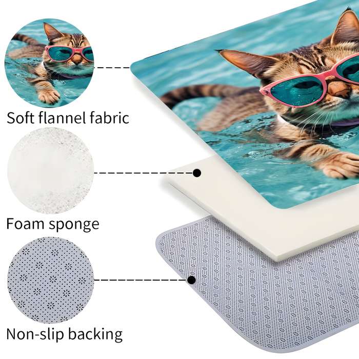 1Pc 23.6x35.4inch 60x90cm Floor Mat