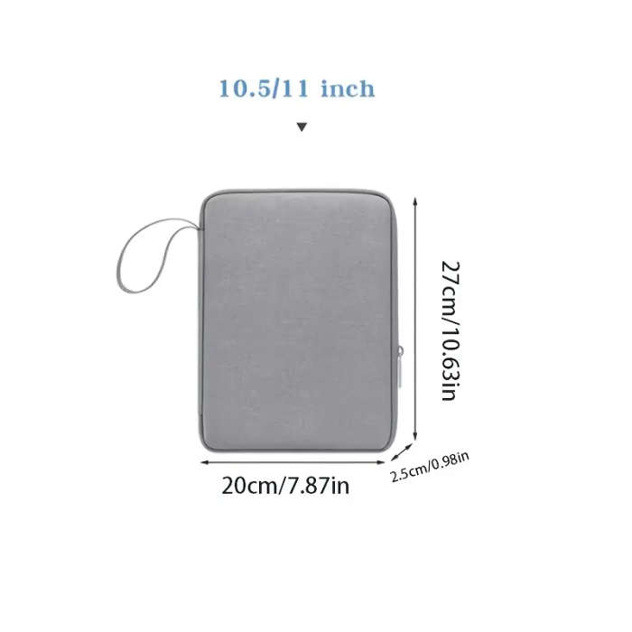 1pc Tablet Storage Bag Protective Sleeve Laptops Durable Carrying Case 20x27cm