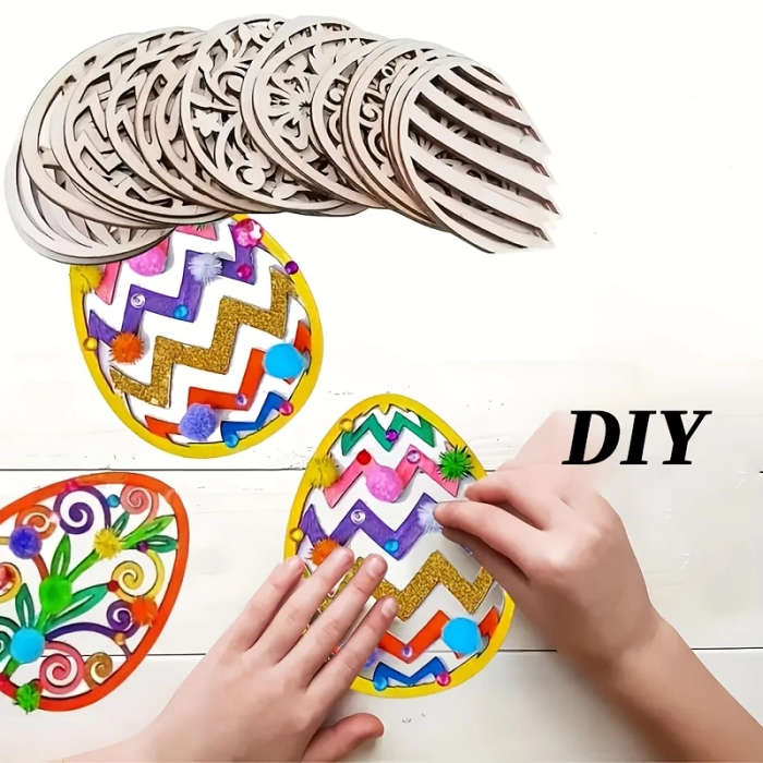 24 Pieces Easter Egg Decoration Hanging Ornaments