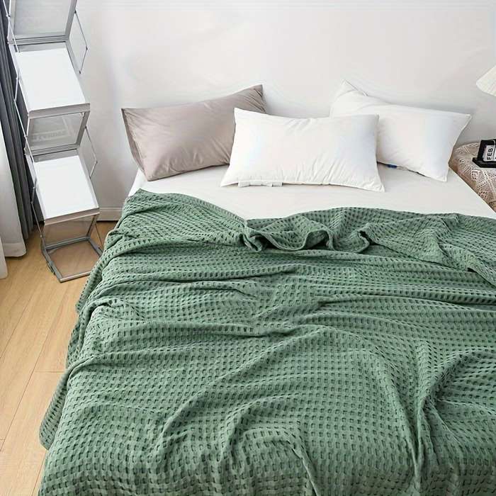 1ps Blanket Color Lanca Square Grid size 100x150cm