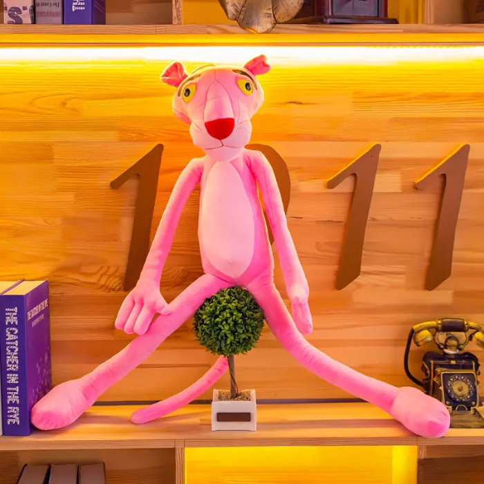 Disney Cartoon Cute Pink Panther Plush Toy
