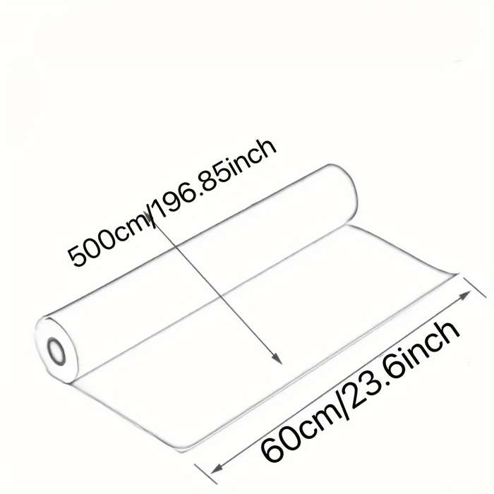 1PC Wall Stickers60cmx500cm 23.6inx196.8inLemon