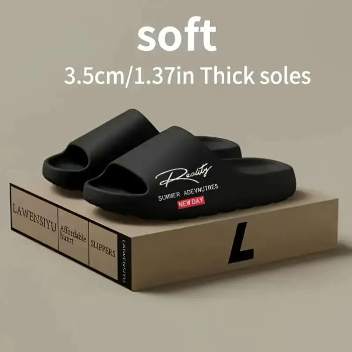 Summer Slippers Black 38-39