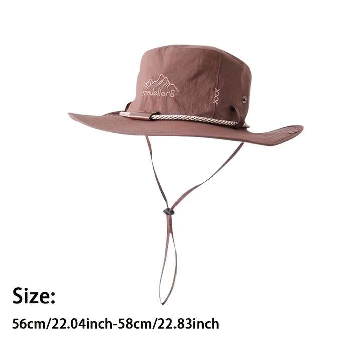 1pc of a Stylish Outdoor Men'S Wide-Brimmed Fisherman Hat Sun Hat And Summer Sun Protection H
