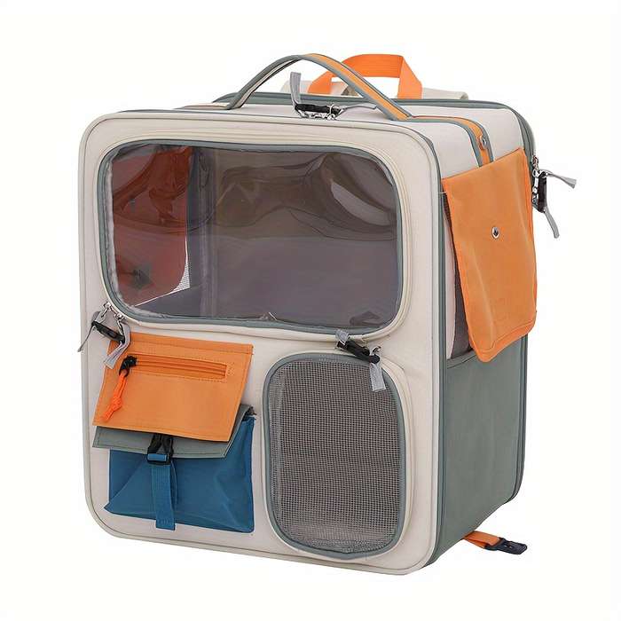 1pc Mesh_backpack Pet Bag