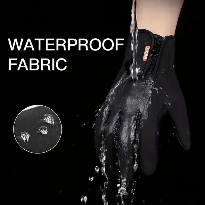 1 Pair Black Size L Outdoor Sports Gloves