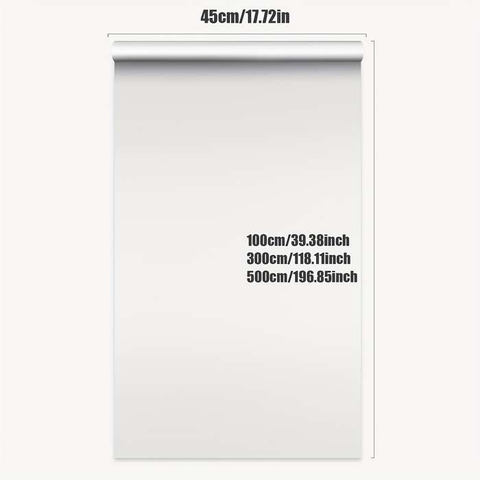 1PC Wall StickersTransparent45X100cm   17.7X39.4in