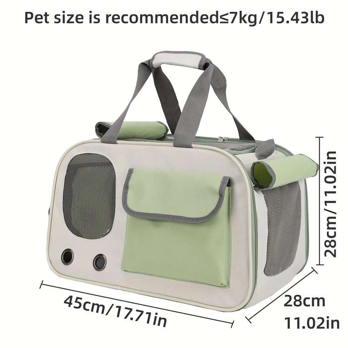 1pc Greensize One size Pet Bag