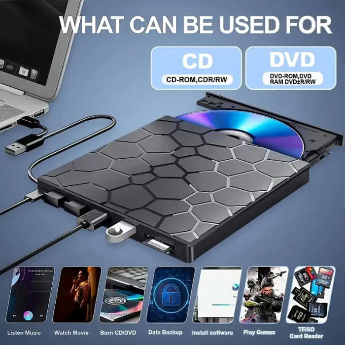 Laptop External CD/DVD Drive