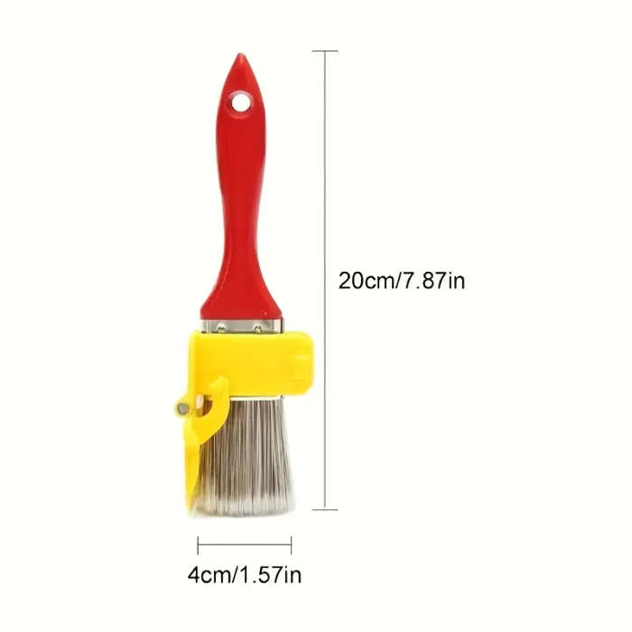 1pc Imitation Wool Paint Brush Latex Paint Trim Edge Color Separator for Living Room Outdoor Bathroo