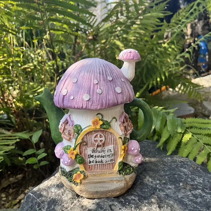 Solar Light Water Bottle Mushroom House