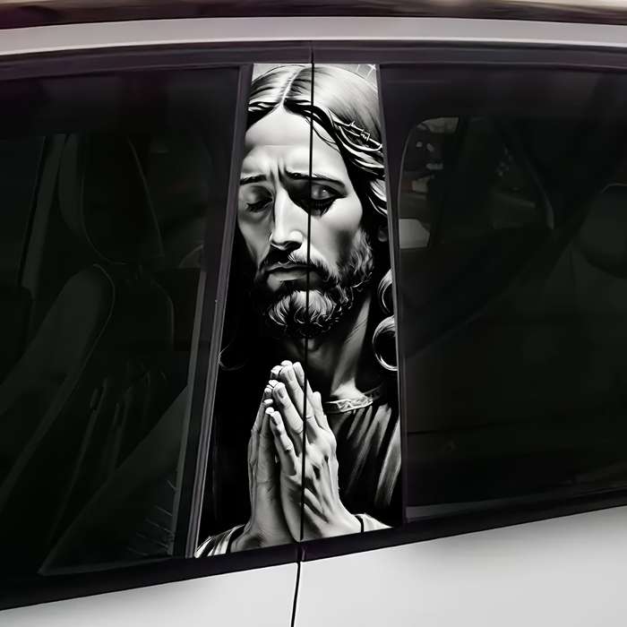 2pcs   24.99 cmx50.01 cm Jesus Christian Themed Stickers