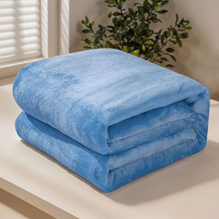 1ps Blanket Color Coffee Color size 70x100cm 28x39in