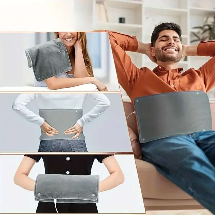 1pc Soft And Comfortable Flannel Heating Pad for Home And Travel Portable Plug in Use Warm Handbag f