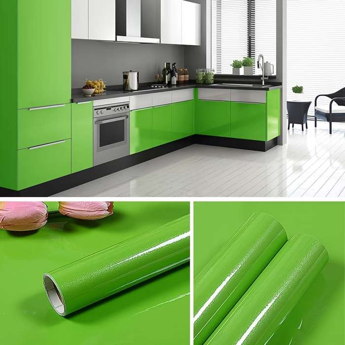 1PC Wall StickersGreen39.88X500.0cm