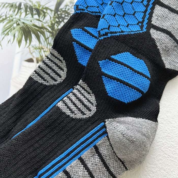 Sock 2Gray 1Blue  One Size