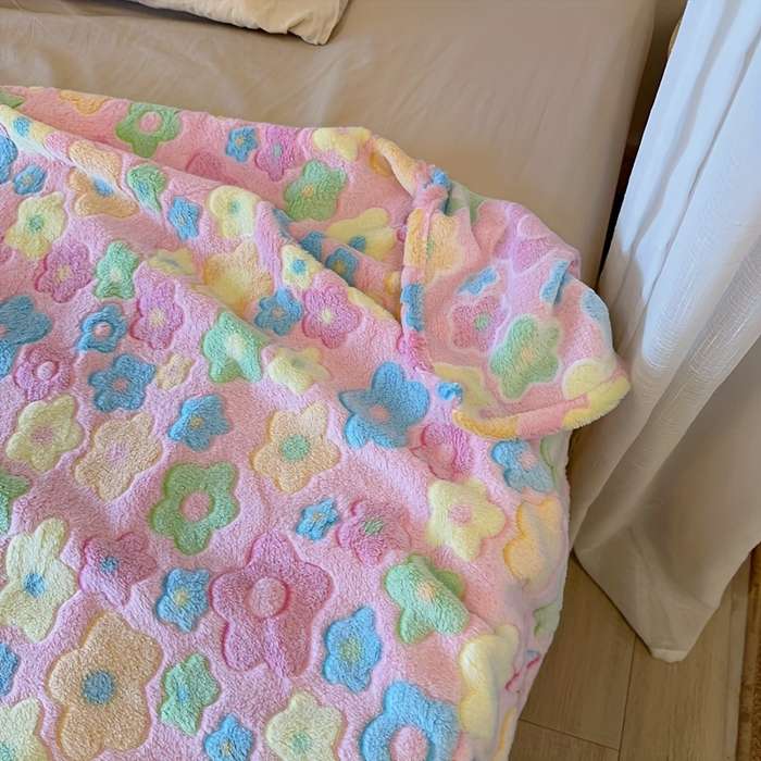 1ps Blanket Style Rose Red Plum