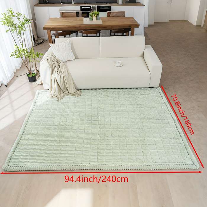 1Pc Green 180x240cm 70.8x94.4inch Floor Mat