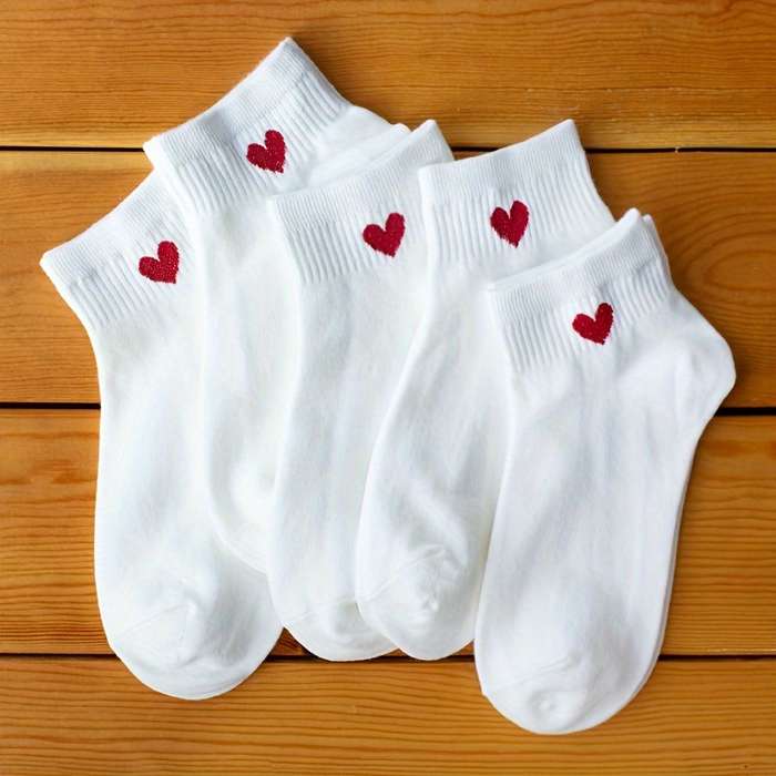 5 Pairs Black One Size High Elastic Socks