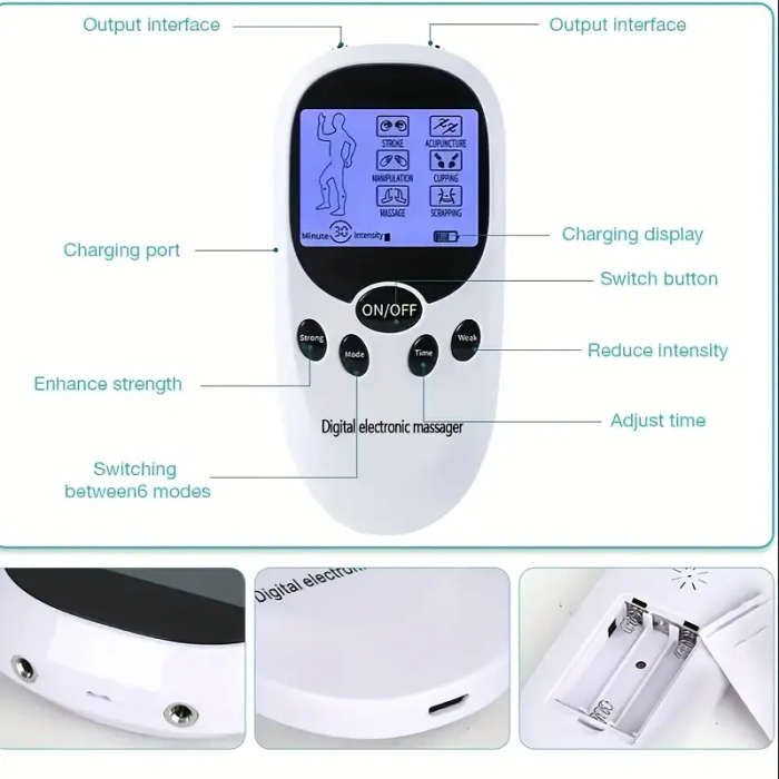 Dual-Channel Home Digital Meridian Massager