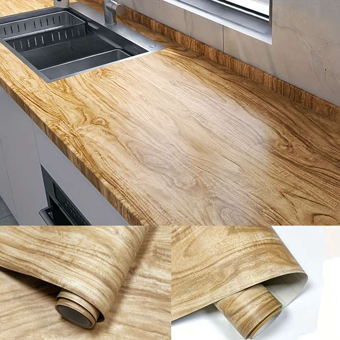 1PC Wall StickersGray Oak23.62X78.74in  60X200.02cm